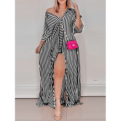 kvinders t-shirt kjole afslappet kjole maxi lang kjole udendørs daglig ferie polyester basic afslappet v-hals split print langærmet sommer forår efterår 2023 normal pasform sort pink blomstret
kvinders t-shirt kjole afslappet kjole maxi lang kjole udendørs daglig ferie polyester basic afslappet v-hals split print langærmet sommer forår efterår 2023 normal pasform sort pink blomstret