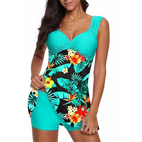 Dame Badetøj Et stykke Plusstørrelser badedragt Printer Blomster Blå Grøn Bodysuit Badedragter Sport Efterår
Dame Badetøj Et stykke Plusstørrelser badedragt Printer Blomster Blå Grøn Bodysuit Badedragter Sport Efterår