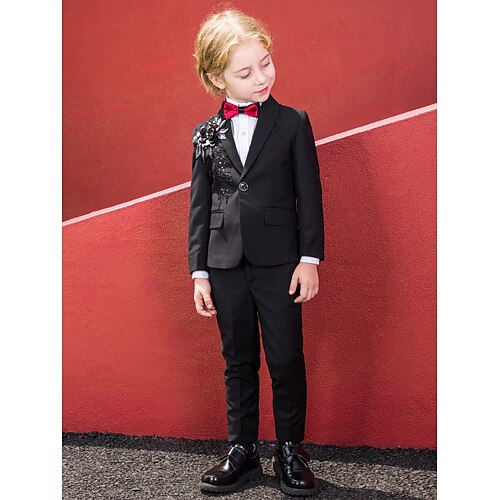 Bryllup 3 ( Jakke Vest Bukser ) Børn drenge ringbærerdragter Langt Ærme Bomuldsblanding Glitre & Skinne 3-17 år
Bryllup 3 ( Jakke Vest Bukser ) Børn drenge ringbærerdragter Langt Ærme Bomuldsblanding Glitre & Skinne 3-17 år