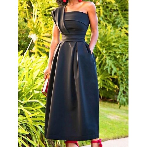 Dame Vintage kjole Swing Kjole Semi formel kjole Lang kjole Maxikjole Sort Uden ærmer Helfarve Krøllede Folder Sommer Forår Etskuldret Elegant Fødselsdag Sommerkjole 2022 S M L XL 2XL 3XL
Dame Vintage kjole Swing Kjole Semi formel kjole Lang kjole Maxikjole Sort Uden ærmer Helfarve Krøllede Folder Sommer Forår Etskuldret Elegant Fødselsdag Sommerkjole 2022 S M L XL 2XL 3XL