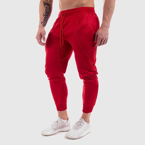 Herre Atletisk bukser Joggebukser Bukser Lomme Snorer Elastisk midje Ensfarget Komfort Anvendelig utendørs Treningssenter Fritid Treningsklær Svart Hvit Mikroelastisk
Herre Atletisk bukser Joggebukser Bukser Lomme Snorer Elastisk midje Ensfarget Komfort Anvendelig utendørs Treningssenter Fritid Treningsklær Svart Hvit Mikroelastisk