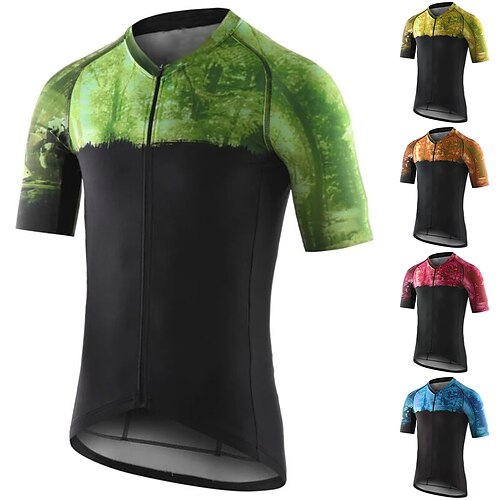 21Grams Per uomo Maglia da ciclismo Manica corta Bicicletta Superiore con 3 tasche posteriori Ciclismo da montagna Cicismo su strada Traspirante Traspirazione umidità Asciugatura rapida Strisce
21Grams Per uomo Maglia da ciclismo Manica corta Bicicletta Superiore con 3 tasche posteriori Ciclismo da montagna Cicismo su strada Traspirante Traspirazione umidità Asciugatura rapida Strisce