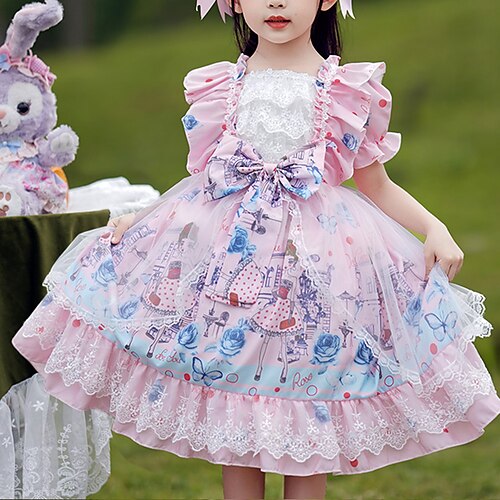 Bambino (1-4 anni) Da ragazza Capodanno Vestito da festa Farfalla Abito in tulle Vestito Formale Retato Girocollo Manica corta Da principessa Vestito 3-7 anni Estate Rosa
Bambino (1-4 anni) Da ragazza Capodanno Vestito da festa Farfalla Abito in tulle Vestito Formale Retato Girocollo Manica corta Da principessa Vestito 3-7 anni Estate Rosa