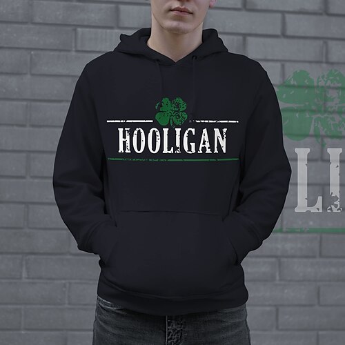 St. Patrick's Day Shamrock Irish Hoodie Anime Front Pocket Graphic Hoodie For Men's Women's Unisex Adults' Hot Stamping 100% Polyester Casual Daily
St. Patrick's Day Shamrock Irish Hoodie Anime Front Pocket Graphic Hoodie For Men's Women's Unisex Adults' Hot Stamping 100% Polyester Casual Daily