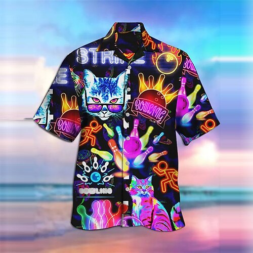 Men's Shirt Summer Hawaiian Shirt Car Graphic Prints Bowling Ball Turndown Purple Casual Going out Short Sleeves Button-Down Print Clothing Apparel Tropical Hawaiian Designer Casual
Men's Shirt Summer Hawaiian Shirt Car Graphic Prints Bowling Ball Turndown Purple Casual Going out Short Sleeves Button-Down Print Clothing Apparel Tropical Hawaiian Designer Casual
