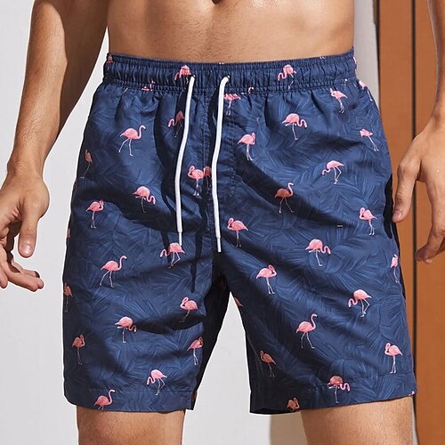 Herre Badeshorts Surfeshorts Strandshorts Snorer med mesh fôr Elastisk midje Flamingo Grafiske trykk Hurtigtørkende Kort Avslappet Daglig Ferie Bohem Hawaiisk Navyblå Mikroelastisk
Herre Badeshorts Surfeshorts Strandshorts Snorer med mesh fôr Elastisk midje Flamingo Grafiske trykk Hurtigtørkende Kort Avslappet Daglig Ferie Bohem Hawaiisk Navyblå Mikroelastisk