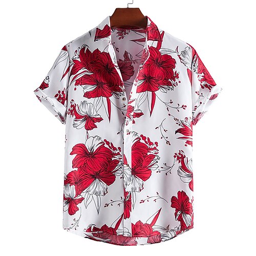 Men's Shirt Summer Hawaiian Shirt Floral Fruit Graphic Prints Turndown White Yellow Red Blue Green Street Casual Short Sleeves Button-Down Print Clothing Apparel Tropical Fashion Hawaiian Designer
Men's Shirt Summer Hawaiian Shirt Floral Fruit Graphic Prints Turndown White Yellow Red Blue Green Street Casual Short Sleeves Button-Down Print Clothing Apparel Tropical Fashion Hawaiian Designer