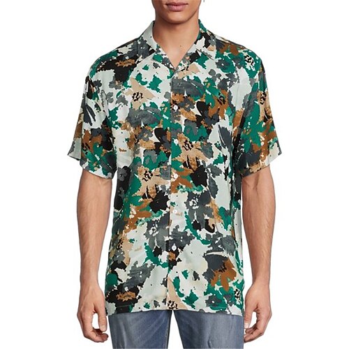 Men's Shirt Summer Hawaiian Shirt Floral Graphic Prints Turndown Green Casual Holiday Short Sleeve Button-Down Print Clothing Apparel Tropical Fashion Hawaiian Soft
Men's Shirt Summer Hawaiian Shirt Floral Graphic Prints Turndown Green Casual Holiday Short Sleeve Button-Down Print Clothing Apparel Tropical Fashion Hawaiian Soft