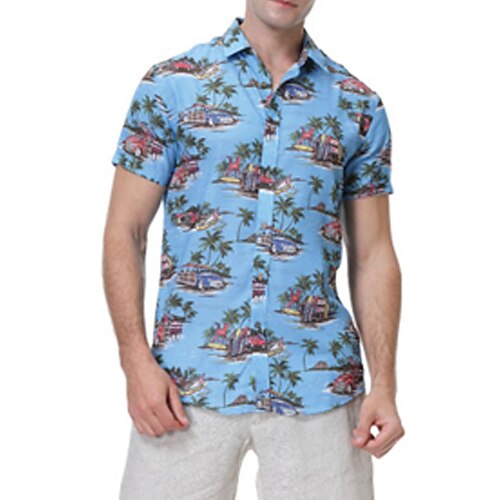 Men's Shirt Summer Hawaiian Shirt Car Coconut Tree Graphic Prints Turndown Navy Blue Blue Orange Light Blue Casual Holiday Short Sleeve Button-Down Print Clothing Apparel Tropical Fashion Hawaiian
Men's Shirt Summer Hawaiian Shirt Car Coconut Tree Graphic Prints Turndown Navy Blue Blue Orange Light Blue Casual Holiday Short Sleeve Button-Down Print Clothing Apparel Tropical Fashion Hawaiian