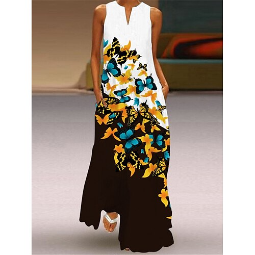 Per donna Abito lungo Abito lungo Abito casual Abito vintage Abito stampato Pop art Vintage Stile Boho Da mare Spiaggia Tasche Stampa Senza maniche A V Vestito Standard Nero Giallo Rosa Primavera
Per donna Abito lungo Abito lungo Abito casual Abito vintage Abito stampato Pop art Vintage Stile Boho Da mare Spiaggia Tasche Stampa Senza maniche A V Vestito Standard Nero Giallo Rosa Primavera