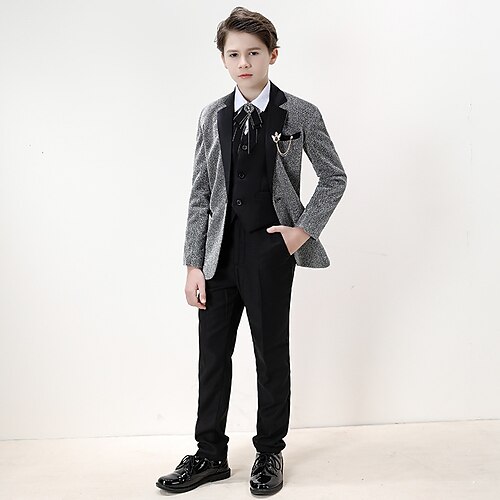 Matrimonio 3 ( Cappotto Canottiera Pantalone Papillon ) Abiti da ragazzo per bambini Maniche lunghe Poliestere Tinta unita 3-17 anni
Matrimonio 3 ( Cappotto Canottiera Pantalone Papillon ) Abiti da ragazzo per bambini Maniche lunghe Poliestere Tinta unita 3-17 anni