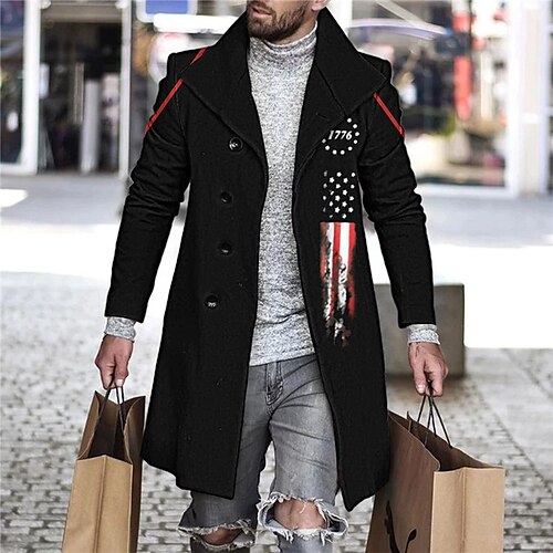 Per uomo Cappotto Tenere al caldo Ufficio Monopetto Stampe astratte Bandiera Grafica stampata in 3D Collo ripiegabile Di tendenza Giacca Capispalla Manica lunga Tasche Autunno inverno
Per uomo Cappotto Tenere al caldo Ufficio Monopetto Stampe astratte Bandiera Grafica stampata in 3D Collo ripiegabile Di tendenza Giacca Capispalla Manica lunga Tasche Autunno inverno