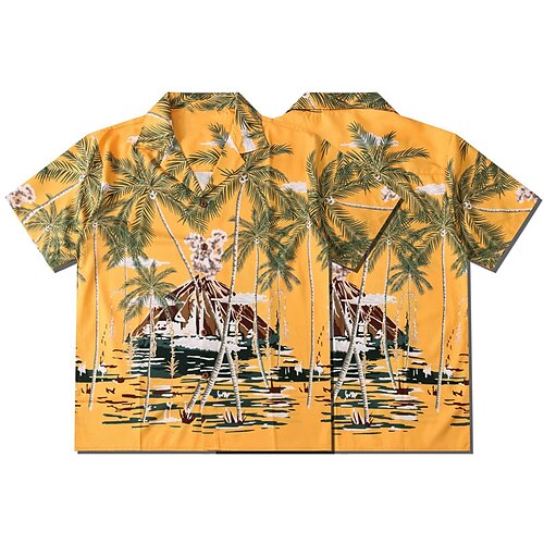 Men's Shirt Summer Hawaiian Shirt Coconut Tree Graphic Prints Turndown Yellow Casual Holiday Short Sleeve Button-Down Print Clothing Apparel Tropical Fashion Hawaiian Soft
Men's Shirt Summer Hawaiian Shirt Coconut Tree Graphic Prints Turndown Yellow Casual Holiday Short Sleeve Button-Down Print Clothing Apparel Tropical Fashion Hawaiian Soft