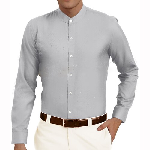 Per uomo camicia di lino Camicia estiva Camicia da spiaggia Verde chiaro Verde militare Grigio Manica lunga Liscio Colletto Primavera estate Esterno Giornaliero Abbigliamento
Per uomo camicia di lino Camicia estiva Camicia da spiaggia Verde chiaro Verde militare Grigio Manica lunga Liscio Colletto Primavera estate Esterno Giornaliero Abbigliamento