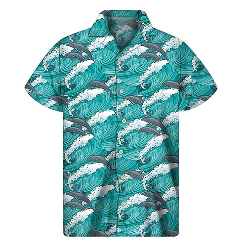 Men's Shirt Summer Hawaiian Shirt Graphic Prints Waves Turndown Blue Casual Holiday Short Sleeve Button-Down Print Clothing Apparel Tropical Fashion Hawaiian Soft
Men's Shirt Summer Hawaiian Shirt Graphic Prints Waves Turndown Blue Casual Holiday Short Sleeve Button-Down Print Clothing Apparel Tropical Fashion Hawaiian Soft