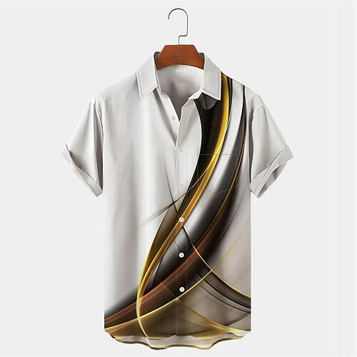 Men's Shirt Summer Hawaiian Shirt Gradient Graphic Prints Turndown Gray Outdoor Street Short Sleeves Button-Down Print Clothing Apparel Tropical Fashion Hawaiian Designer
Men's Shirt Summer Hawaiian Shirt Gradient Graphic Prints Turndown Gray Outdoor Street Short Sleeves Button-Down Print Clothing Apparel Tropical Fashion Hawaiian Designer