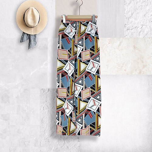 Per donna Chino Dritto Modello casuale Multicolore Informale Chino Da mare Casual / quotidiano Lunghezza intera comodo Geometria XS S M L XL
Per donna Chino Dritto Modello casuale Multicolore Informale Chino Da mare Casual / quotidiano Lunghezza intera comodo Geometria XS S M L XL