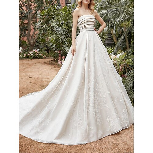 Fidanzamento Da cerimonia Abiti da sposa Strascico da cappella Da ballo Senza maniche Senza bretelline Cotone Con Ricamo 2023 Abiti da sposa
Fidanzamento Da cerimonia Abiti da sposa Strascico da cappella Da ballo Senza maniche Senza bretelline Cotone Con Ricamo 2023 Abiti da sposa