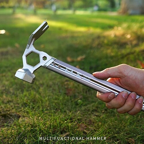 Outdoor Camping Tent Stake Peg Hammer Nail Remover for Gardening Hiking Backpacking Mountaineering Outdoor Tools
Outdoor Camping Tent Stake Peg Hammer Nail Remover for Gardening Hiking Backpacking Mountaineering Outdoor Tools