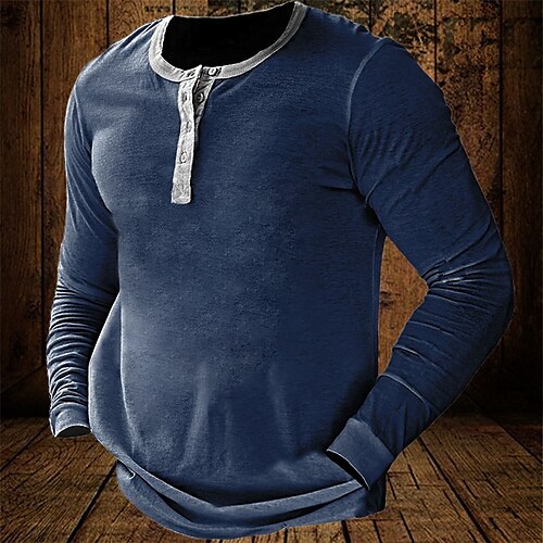 Herre Henley-skjorte Vanlig Henley Gade Ferierejse Langærmet Tøj Designer Basale Moderne Moderne
Herre Henley-skjorte Vanlig Henley Gade Ferierejse Langærmet Tøj Designer Basale Moderne Moderne