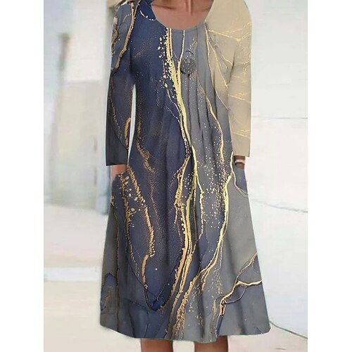 Dame Afslappet påklædning Skift Kjole Print kjole Blomstret Nuance Lomme Trykt mønster Rund hals Midikjole Mode udendørs Daglig Langærmet Løstsiddende Blå Lilla Grøn Sommer Forår S M L XL XXL
Dame Afslappet påklædning Skift Kjole Print kjole Blomstret Nuance Lomme Trykt mønster Rund hals Midikjole Mode udendørs Daglig Langærmet Løstsiddende Blå Lilla Grøn Sommer Forår S M L XL XXL