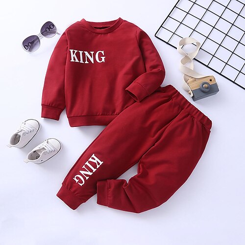 2 pezzi Bambino (1-4 anni) Da ragazzo T-shirt e pantaloni Vestito Tinta unica Manica lunga Girocollo Impostare Scuola Neutra Di tendenza Primavera 3-7 anni Vino Azzurro
2 pezzi Bambino (1-4 anni) Da ragazzo T-shirt e pantaloni Vestito Tinta unica Manica lunga Girocollo Impostare Scuola Neutra Di tendenza Primavera 3-7 anni Vino Azzurro