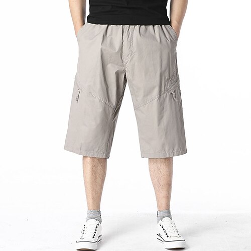 Men's Cargo Shorts Shorts Hiking Shorts Multi Pocket Straight Leg Solid Colored Comfort Wearable Knee Length Outdoor Daily Sports Stylish Black Army Green
Men's Cargo Shorts Shorts Hiking Shorts Multi Pocket Straight Leg Solid Colored Comfort Wearable Knee Length Outdoor Daily Sports Stylish Black Army Green