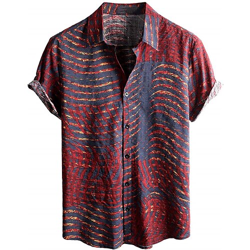 Men's Shirt Summer Hawaiian Shirt Curve Graphic Prints Turndown Red Dark Green Beige Street Casual Short Sleeves Button-Down Print Clothing Apparel Tropical Fashion Hawaiian Designer
Men's Shirt Summer Hawaiian Shirt Curve Graphic Prints Turndown Red Dark Green Beige Street Casual Short Sleeves Button-Down Print Clothing Apparel Tropical Fashion Hawaiian Designer