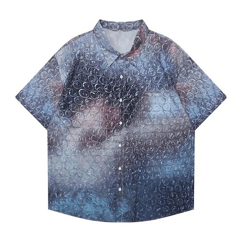 Men's Shirt Summer Hawaiian Shirt Optical Illusion Graphic Prints Bubble Turndown Blue Outdoor Street Short Sleeves Button-Down Print Clothing Apparel Tropical Fashion Hawaiian Designer
Men's Shirt Summer Hawaiian Shirt Optical Illusion Graphic Prints Bubble Turndown Blue Outdoor Street Short Sleeves Button-Down Print Clothing Apparel Tropical Fashion Hawaiian Designer