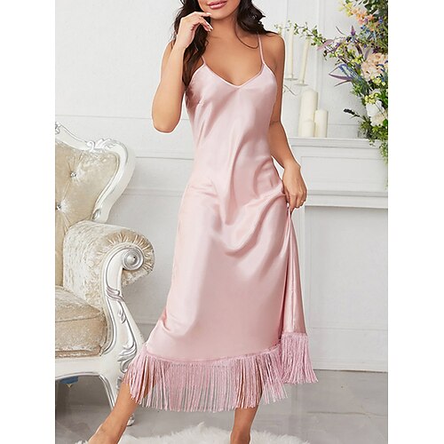 Per donna Abito con frange Abito in raso Vestito maxi Elegante Sensuale Schiena scoperta Nappa Tinta unita Con bretelline Feste Casual Nero Rosa 2023 Estate Primavera S M L XL
Per donna Abito con frange Abito in raso Vestito maxi Elegante Sensuale Schiena scoperta Nappa Tinta unita Con bretelline Feste Casual Nero Rosa 2023 Estate Primavera S M L XL