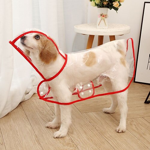 Cross Border Pet Supplies Dog Raincoat Teddy Small And Medium-sized Dogs New Transparent Plastic Fashion Poncho Pet Raincoat
Cross Border Pet Supplies Dog Raincoat Teddy Small And Medium-sized Dogs New Transparent Plastic Fashion Poncho Pet Raincoat