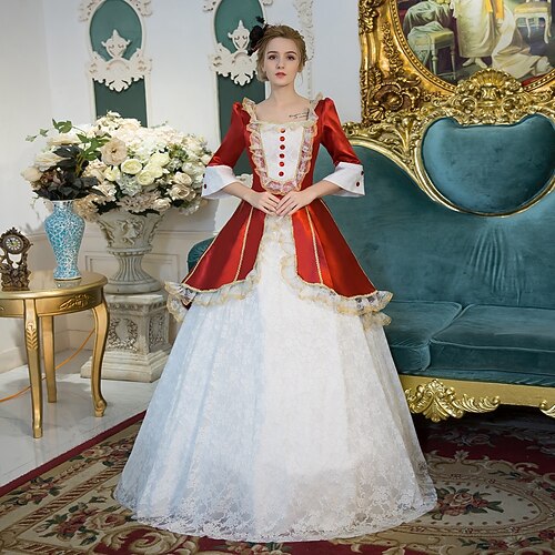 Prinsesse Shakespeare Gotisk Lolita Middelalderkostumer Renæssance Kjoler Festkostume Maskerade Festkjole Dame Kostume Årgang Cosplay Fest Aftenselskab Bryllupsfest ¾ Ærme Længde Balkjole Kjole Jul
Prinsesse Shakespeare Gotisk Lolita Middelalderkostumer Renæssance Kjoler Festkostume Maskerade Festkjole Dame Kostume Årgang Cosplay Fest Aftenselskab Bryllupsfest ¾ Ærme Længde Balkjole Kjole Jul