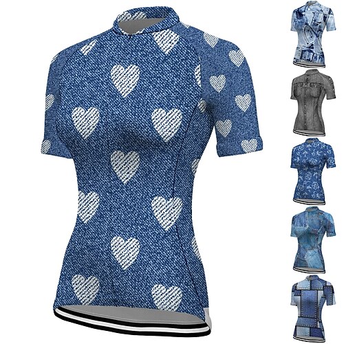 21Grams Per donna Maglia da ciclismo Manica corta Bicicletta Superiore con 3 tasche posteriori Ciclismo da montagna Cicismo su strada Traspirante Traspirazione umidità Asciugatura rapida Strisce
21Grams Per donna Maglia da ciclismo Manica corta Bicicletta Superiore con 3 tasche posteriori Ciclismo da montagna Cicismo su strada Traspirante Traspirazione umidità Asciugatura rapida Strisce