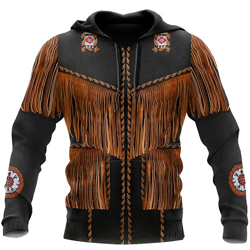 Hombre Sudadera Con Capucha Marrón Con Capucha Estampados Estampado Diario Deportes Impresión 3D Básico Ropa de calle Design Primavera Otoño Ropa Western Style Sudaderas con capucha Sudaderas
Hombre Sudadera Con Capucha Marrón Con Capucha Estampados Estampado Diario Deportes Impresión 3D Básico Ropa de calle Design Primavera Otoño Ropa Western Style Sudaderas con capucha Sudaderas