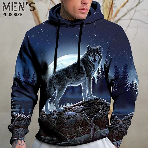 Herre Plusstørrelser Pullover hættetrøje sweatshirt Stor og høj Dyr Hætte Langærmet Forår & Vinter Basale Mode Gade Bekvem Dagligdagstøj Ferierejse Toppe
Herre Plusstørrelser Pullover hættetrøje sweatshirt Stor og høj Dyr Hætte Langærmet Forår & Vinter Basale Mode Gade Bekvem Dagligdagstøj Ferierejse Toppe