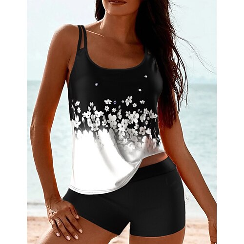 Mulheres Roupa de Banho Tankini 2 partes Normal roupa de banho 2 Peças Estampado Floral Branco Amarelo Azul Verde Malha Íntima Fatos de banho Esportivo Roupa de Praia Verão
Mulheres Roupa de Banho Tankini 2 partes Normal roupa de banho 2 Peças Estampado Floral Branco Amarelo Azul Verde Malha Íntima Fatos de banho Esportivo Roupa de Praia Verão