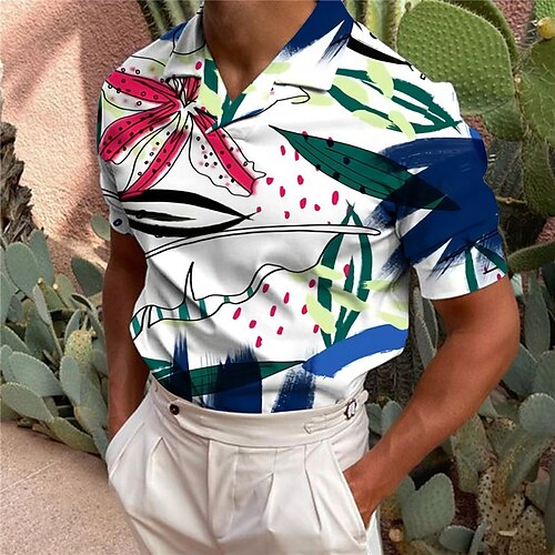 Herre POLO T-skjorte Golf skjorte Grafiske trykk Blader Aftæpning Rød Grønn utendørs Gate Kort Erme Trykt mønster Klær Mote Designer Fritid Pustende
Herre POLO T-skjorte Golf skjorte Grafiske trykk Blader Aftæpning Rød Grønn utendørs Gate Kort Erme Trykt mønster Klær Mote Designer Fritid Pustende