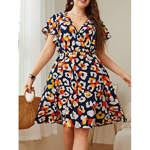 kvinners pluss størrelse fritidsgenser kjole blomstergenser kjole blomster midi genser kjole kortermet print v-hals mote daglig blå vår sommer xl xxl 3xl 4xl
kvinners pluss størrelse fritidsgenser kjole blomstergenser kjole blomster midi genser kjole kortermet print v-hals mote daglig blå vår sommer xl xxl 3xl 4xl