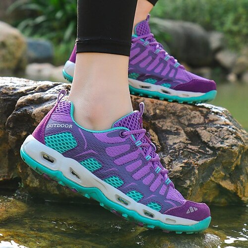 Per donna Scarpe da trekking Scarpe da alpinismo Traspirante Indossabile Leggero Comodo Escursionismo Scalate Estate Primavera Viola Grigio chiaro Rosso rosa
Per donna Scarpe da trekking Scarpe da alpinismo Traspirante Indossabile Leggero Comodo Escursionismo Scalate Estate Primavera Viola Grigio chiaro Rosso rosa