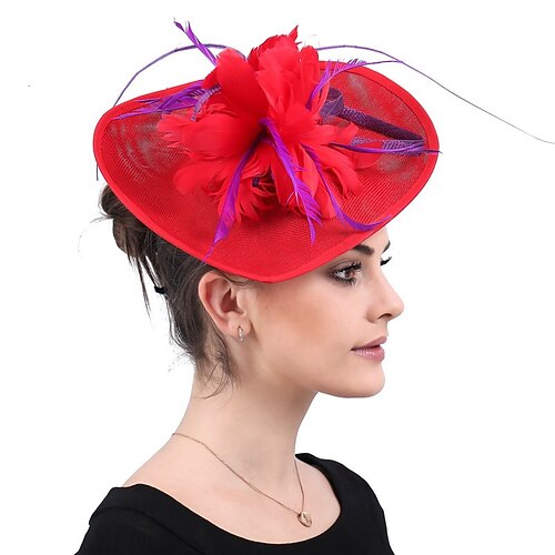 Fascinators Polyester Wedding Tea Party Kentucky Derby Horse Race Ladies Day Retro Vintage Lady With Feather Headpiece Headwear
Fascinators Polyester Wedding Tea Party Kentucky Derby Horse Race Ladies Day Retro Vintage Lady With Feather Headpiece Headwear