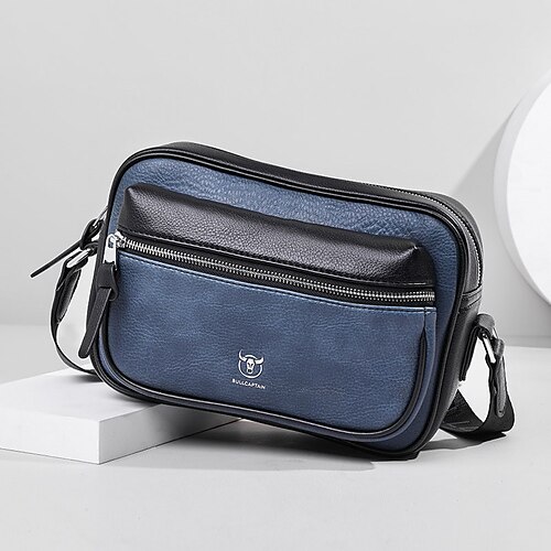 Herre Crossbody-veske Skulderveske Mage Veske PU lær utendørs Daglig Glidelås Stor kapasitet Vanntett Pustende Fargeblokk Starbucks grønn Porsche rød Adobe Brown
Herre Crossbody-veske Skulderveske Mage Veske PU lær utendørs Daglig Glidelås Stor kapasitet Vanntett Pustende Fargeblokk Starbucks grønn Porsche rød Adobe Brown