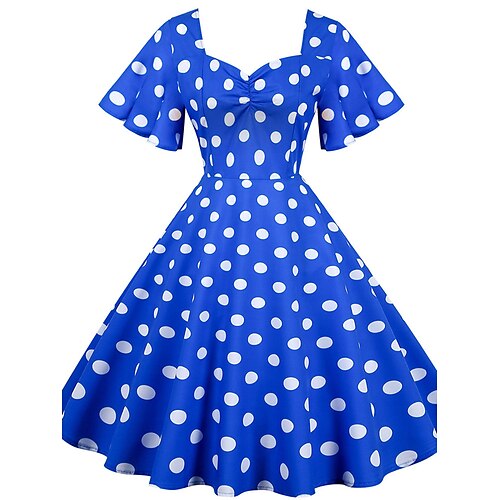 Per donna Essenziale Elegante Abito vintage Vestito longuette Feste Esterno Increspato Stampa A pois A V Manica corta Standard Estate Primavera 2023 Nero Bianco S M L XL
Per donna Essenziale Elegante Abito vintage Vestito longuette Feste Esterno Increspato Stampa A pois A V Manica corta Standard Estate Primavera 2023 Nero Bianco S M L XL