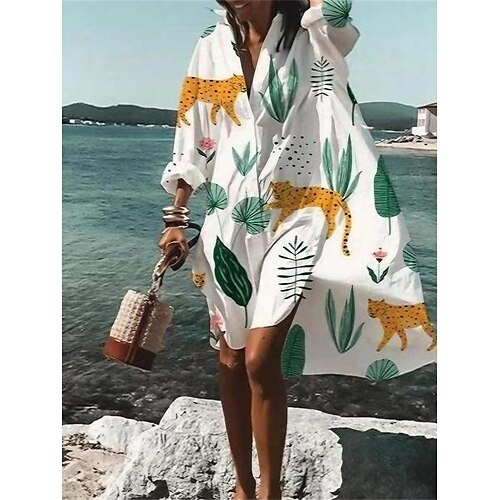 Dame Afslappet påklædning Print kjole Løs kjole Blomstret Knap Trykt mønster Krave Midikjole Aktiv Mode udendørs Hjem Langærmet Løstsiddende Lysegrøn Lilla Orange Sommer Forår S M L XL XXL
Dame Afslappet påklædning Print kjole Løs kjole Blomstret Knap Trykt mønster Krave Midikjole Aktiv Mode udendørs Hjem Langærmet Løstsiddende Lysegrøn Lilla Orange Sommer Forår S M L XL XXL