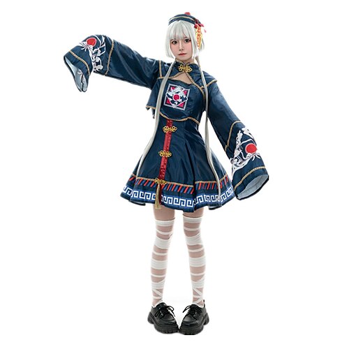 Cosplay Cosplay kostume Maskerade Voksne Dame Cosplay Halloween Ydeevne Halloween Formelt Halloween Maskerade Festival / ferie Polyester Blå Dame Let Karneval Kostume Ensfarvet Halloween Printer
Cosplay Cosplay kostume Maskerade Voksne Dame Cosplay Halloween Ydeevne Halloween Formelt Halloween Maskerade Festival / ferie Polyester Blå Dame Let Karneval Kostume Ensfarvet Halloween Printer