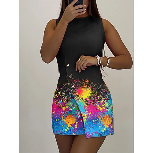 kvinners fritidsgenser kjole print genser kjole slips farge trykk knapp rund hals mini genser kjole aktiv mote utendørs daglig ermeløs slank svart rosa oransje vår sommer s m l xl xxl
kvinners fritidsgenser kjole print genser kjole slips farge trykk knapp rund hals mini genser kjole aktiv mote utendørs daglig ermeløs slank svart rosa oransje vår sommer s m l xl xxl