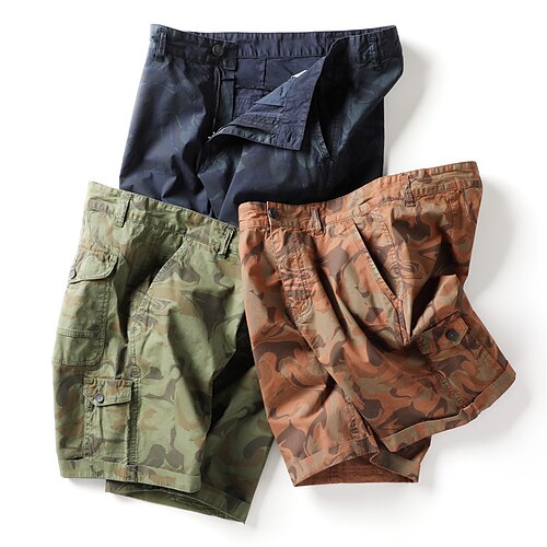 Hombre Pantalón Corto Cargo Pantalón corto Multi bolsillo Color Camuflaje Comodidad Listo para vestir Longitud de la rodilla Casual Diario Festivos 100% Algodón Básico Deportes Verde Trébol Café
Hombre Pantalón Corto Cargo Pantalón corto Multi bolsillo Color Camuflaje Comodidad Listo para vestir Longitud de la rodilla Casual Diario Festivos 100% Algodón Básico Deportes Verde Trébol Café