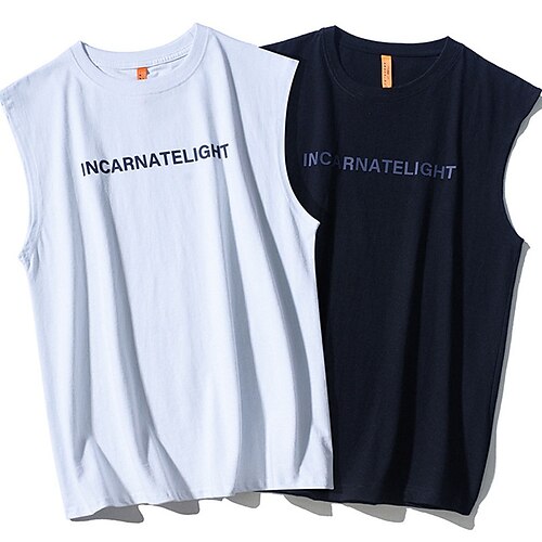 Herre Tanktop Underskorte Citater & udtryk Printer Rund hals Afslappet Daglig Uden ærmer Tøj Stilfuld Moderne Moderne Udendørs
Herre Tanktop Underskorte Citater & udtryk Printer Rund hals Afslappet Daglig Uden ærmer Tøj Stilfuld Moderne Moderne Udendørs