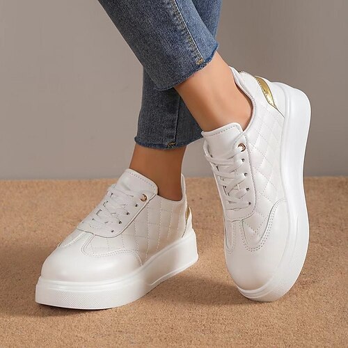 Per donna Scarpe da ginnastica Taglie forti Sneakers con plateau Esterno Giornaliero Plateau Piatto Punta tonda Per sport Informale Classico Corsa Scarpe da tennis Di corda Mocassino Nero Bianco Rosa
Per donna Scarpe da ginnastica Taglie forti Sneakers con plateau Esterno Giornaliero Plateau Piatto Punta tonda Per sport Informale Classico Corsa Scarpe da tennis Di corda Mocassino Nero Bianco Rosa