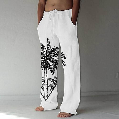Per uomo Pantaloni Pantaloni estivi Pantaloni da spiaggia A cordoncino Vita elastica Gamba dritta Albero di cocco Stampe astratte Comfort Informale Giornaliero Per eventi Streetwear Hawaiano Bianco
Per uomo Pantaloni Pantaloni estivi Pantaloni da spiaggia A cordoncino Vita elastica Gamba dritta Albero di cocco Stampe astratte Comfort Informale Giornaliero Per eventi Streetwear Hawaiano Bianco