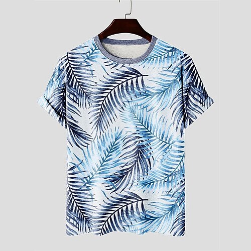 Herre T-shirt Grafiske T-shirts Blad Grafiske tryk Plante Rund hals Gade Ferierejse Kort Ærme Trykt mønster Tøj Hawaiiansk Designer
Herre T-shirt Grafiske T-shirts Blad Grafiske tryk Plante Rund hals Gade Ferierejse Kort Ærme Trykt mønster Tøj Hawaiiansk Designer